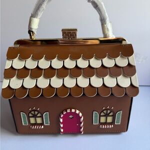 Kate Spade gingerbread house with strap brand new with tags